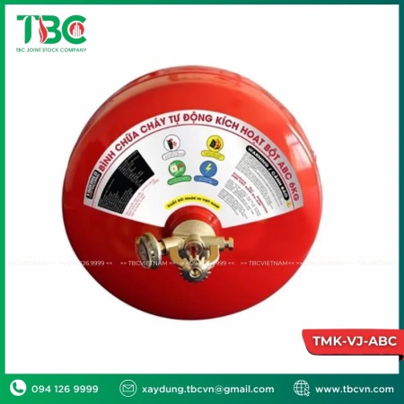 Bình cầu chữa cháy tự động Tomoken TMK-VJ-ABC/AUTO 6KG